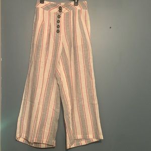 White grey and pink pants size small